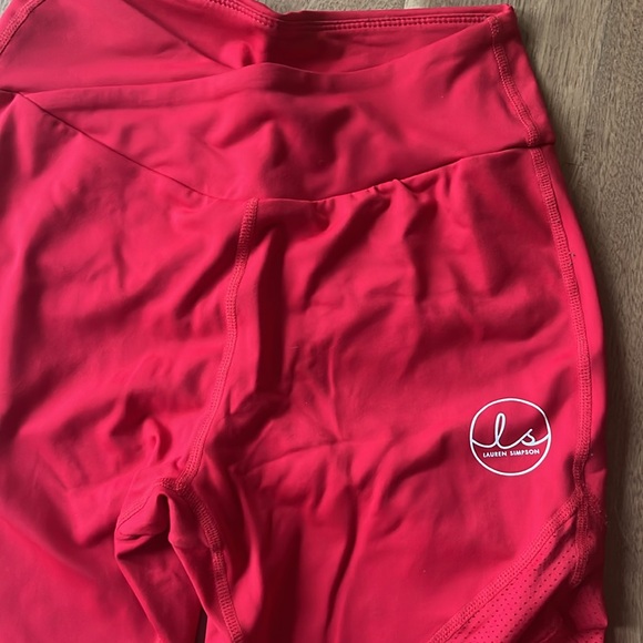Red Ryderwear scrunch bum Lauren Simpson Leggings discontinued! ♥️💫 size small - Picture 2 of 6